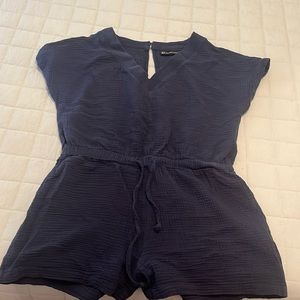 Blue Cotton Romper! Perfect for Summer!